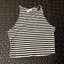 abercrombie and fitch high neck crop top size S