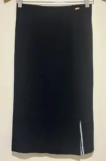 NWT Armani Exchange Black Midi Pencil Skirt - Size XS