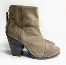 Rag and Bone suede leather‎ heel booties size 10