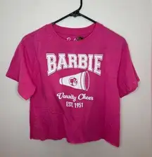 Barbie Pink Varsity Cheer Graphic T-shirt