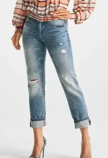 Cabi Malibu Boyfriend‎ Jeans in Beach Club Wash Size 6
