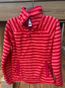 Pink And Red Pullover Jacket