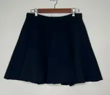 MSGM Pleated Flare Mini Skirt Navy Blue Made in Italy Size 40