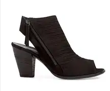 Paul Green Cayanne Peep Toe Sandals Classic Leather Heel Booties Coastal Cowboy