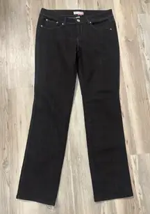 Route 66 Women's Dark Black Straight Leg Jeans