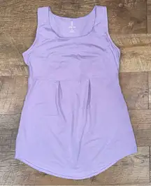 Lands’ End Lavender Sleeveless Women's Activewear Bra Top