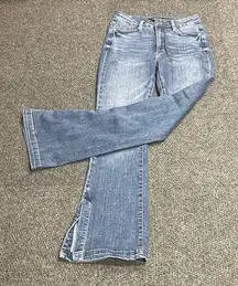 Judy Blue size 5/27 slim bootcut medium denim blue wash jeans long