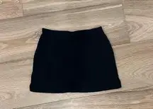 express black mini skirt with shorts