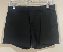 Banana Republic Black Avalon Shorts - Size 2 - Excellent Condition
