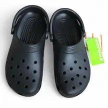 NWT Crocs Classic Clog Black Authentic Men's 8 Women's 10 Shoe Style 10001-001