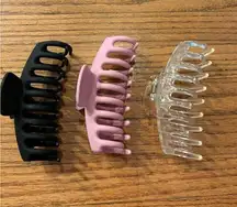 Hair clip pack of 3