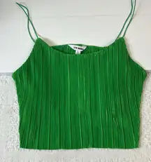 Steve Madden Gianna Plissé Cropped
Tank Bright Green Size‎ Large Y2K vibe