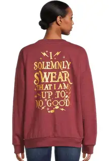 Harry Potter Marauders Map “I solemnly swear that I am up to no good” Sweatshirt
