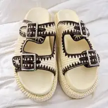 PINOKINO Platform Espadrille Sandals Womens Size 11