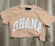 Darc Sport Ohana Cropped Tee Shirt Women’s Small