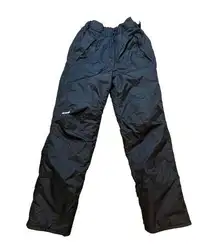 Ski Gear Black Womens Snow Pants SZ S Zip Pocket Ski Sledding Snowboard Winter
