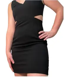 LULU'S Little Black Dress with Cut Outs - size XS