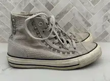 Converse Chuck‎ Taylor All Star High Hi Top Studded Goth Grunge 537205C Womens 6