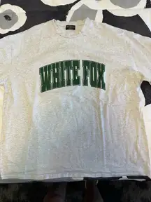 NWOT white fox tshirt 