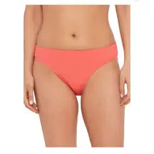 Avia Womens Coral Sunrise‎ Midrise Bottom ONLY Swimsuit Size XL 16-18 NWT
