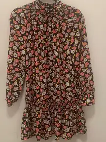 PRELOVED KATE SPADE FLORAL MOCK NECK DRESS