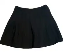 Katie Pleated Tennis Mini Skirt Size M Medium Black Staple