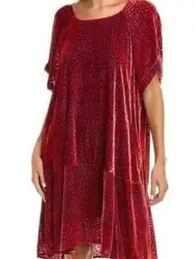 Johnny Was Doris silk blend burnout velvet dress NWT