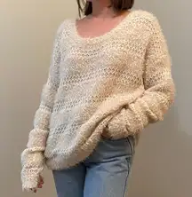 Oversized Scoop Neck Sweater