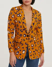 Phillip Lin x Target Anniversary Leopard Print Women's Blazer - Orange Size M