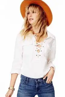 Mother lace up Frenchie. NWT