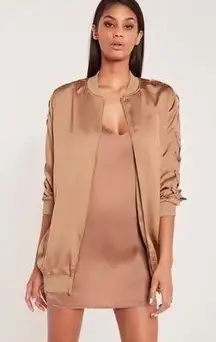 Carli Bybel x  Longline Bomber Jacket