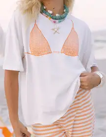 Fancy Kini Tee Orange Fancy D Boutique M/L