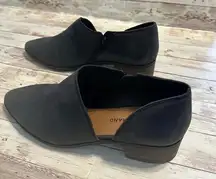 Lucky Brand Bootie Size 8.5 Leather Dark Gray NWOT