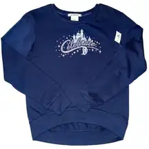 Disney 3/$30  Parks | Sequin Celebrate Cinderella Castle Crewneck Sweater