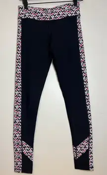 Trina Turk Recreation Leggings Geometric Print Athletic Yoga Pants Size S‎