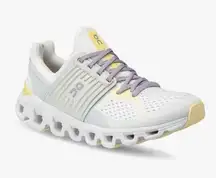 On Cloud Cloudswift Athletic Running Shoes Sz 10.5 Womens White Limelight