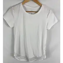 Head White Athletic Tshirt with Mesh Bottom Size Small