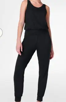 Sweaty Betty Large Gary Jumpsuit Black Romper Sleeveless