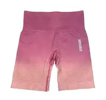 Gymshark  pink ombré biker shorts