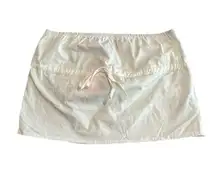 Edikted Strapless Crop Top Womens Size Medium Reva Sleeveless White Elastic NWT