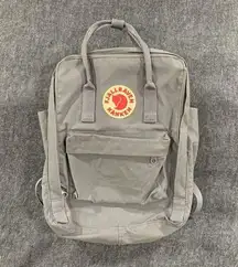 Fjallraven Kanken Backpack grey laptop school bag purse EUC