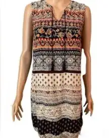 Beach Lunch Lounge NWT Boho Shift Dress Beach Cover Up Size Small