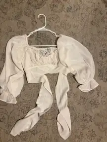 Petal & Pup Top White