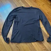 Lululemon Wundermost Long Sleeve Espresso size large
