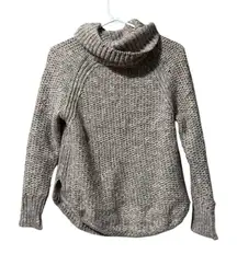 Prana Sweater Women Size XS Knit Cowl Neck Long Sleeve Lightweight Casual Preppy