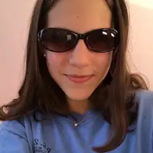 Brown Wrap-Around Sunglasses