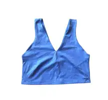 NWT! Heather Blue FP Movement by Free People Never Better Cropped Tank Top