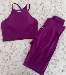 Bo+Tee Plum Set 