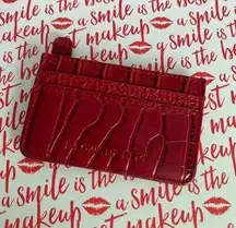 B LOW THE BELT Red Credit Card Wallet