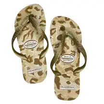 Havaianas new  x CIA Maritima ☼ Limited Ed Flip Flops ☼ Metallic Gold Leopard ☼